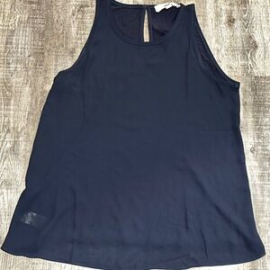 New Women’s XS Loft Navy Blue Sleeveless Blouse